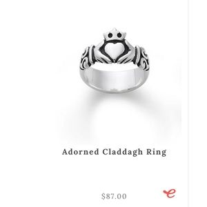 James Avery Adorned Claddagh Ring